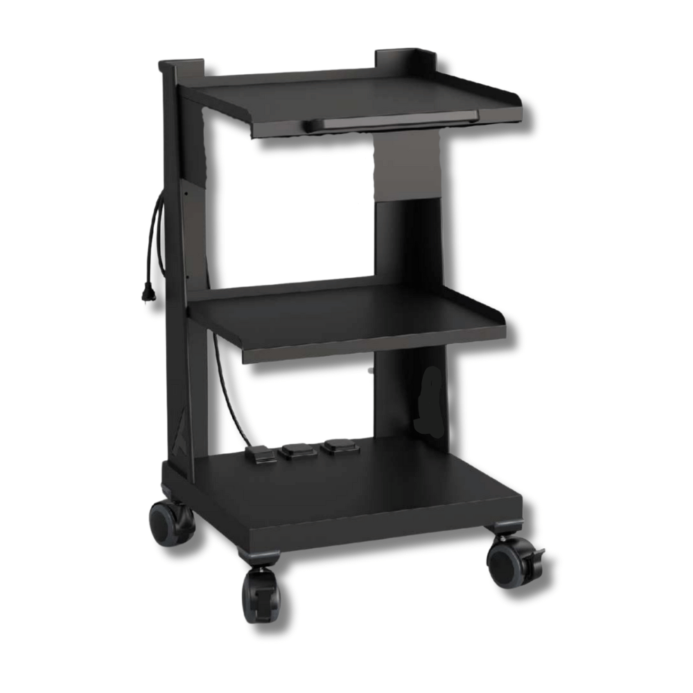 Dental Cart für Intraoral Scanner mit 3 Steckdosen