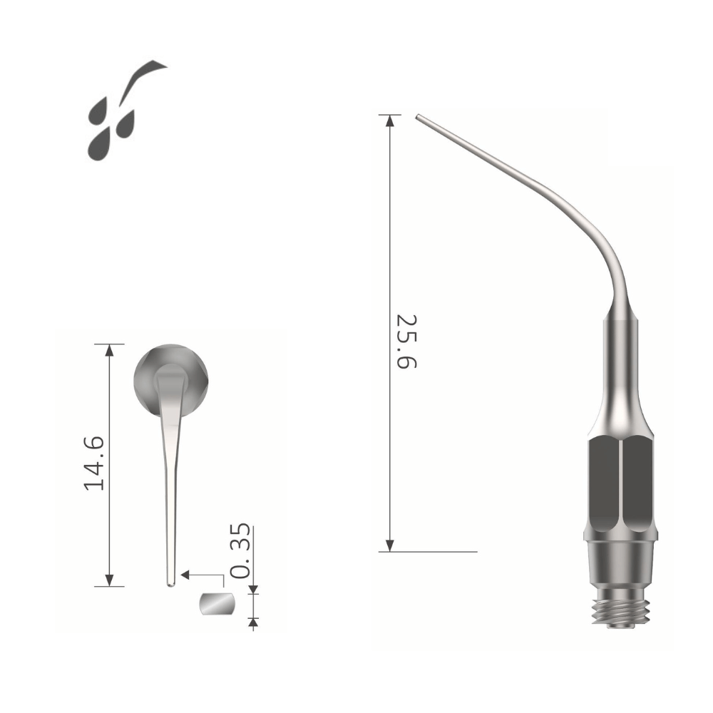 Schallspitze tiefe Taschen Perioslim subgingivale Zahnsteinentfernung XP-kPSA_2