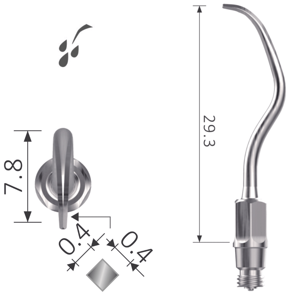 k5A Schallspitze Universal Zahnsteinentfernung Gewindetyp wie Air Scaler KaVo SONICflex-quick* xp-k5A 2