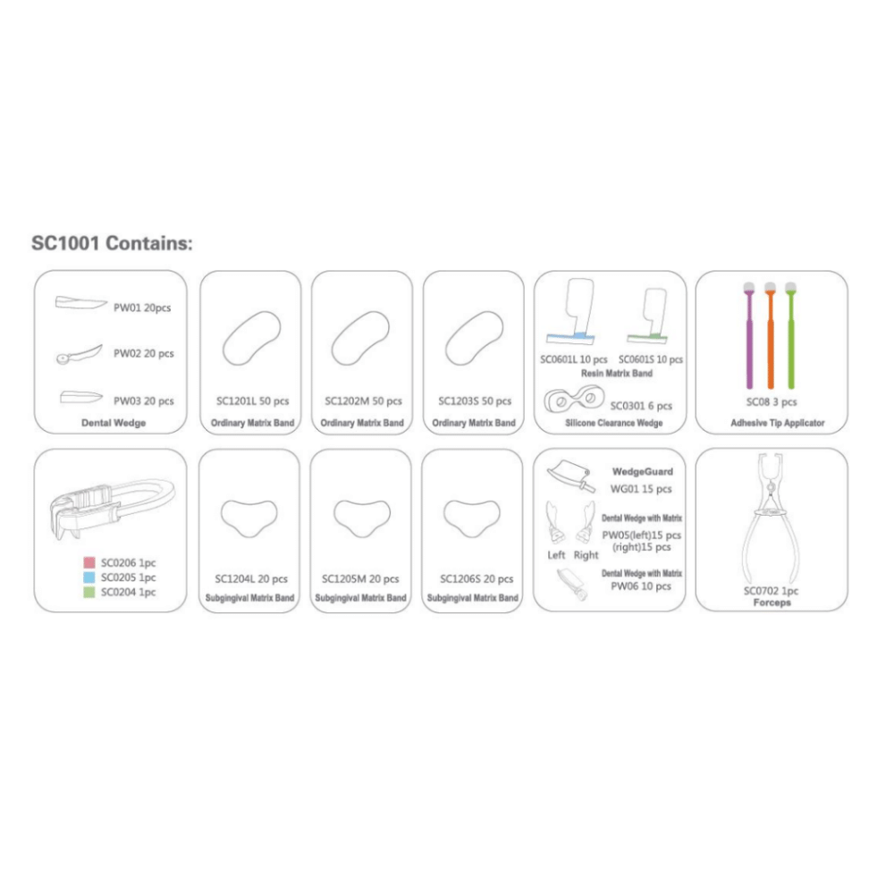 Matrizen Set konturierte Sektions-Matrizen 358 Teile_SC1001_4