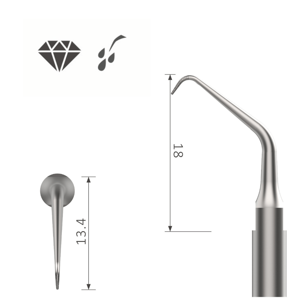 Ultraschallspitzen sAS3D | RETRO | diamantiert | passend für die Verwendung mit Satelec®*