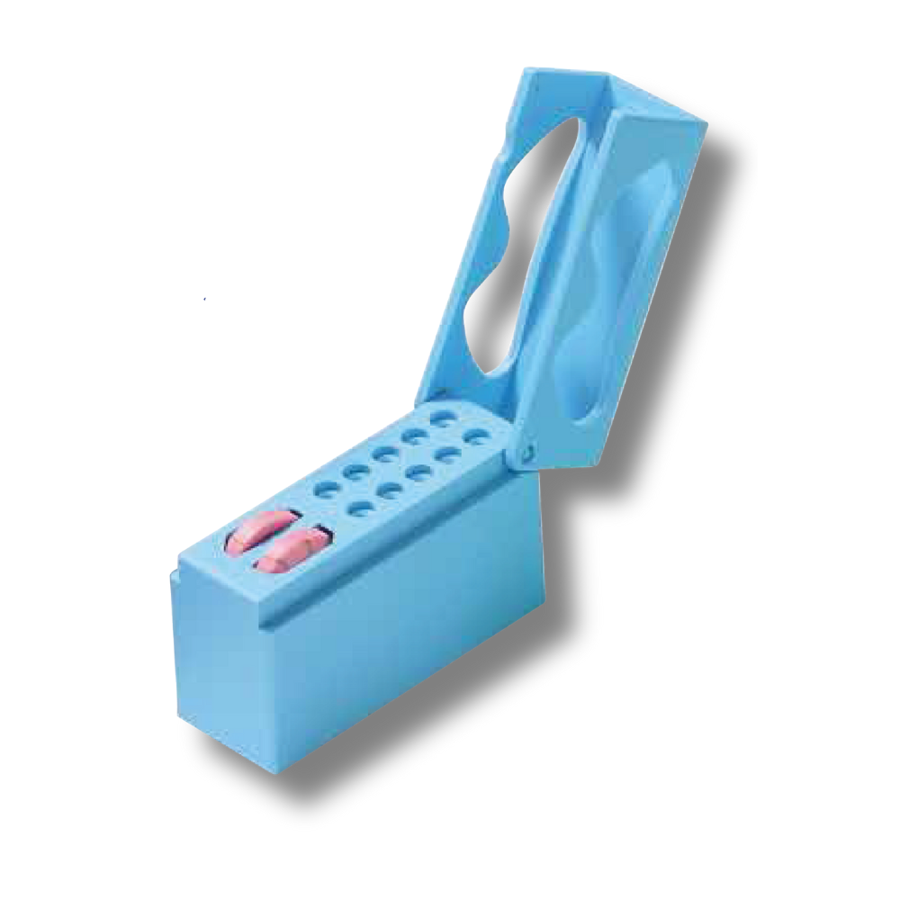 Endofeilen Aufbewahrungsbox mit Zähler