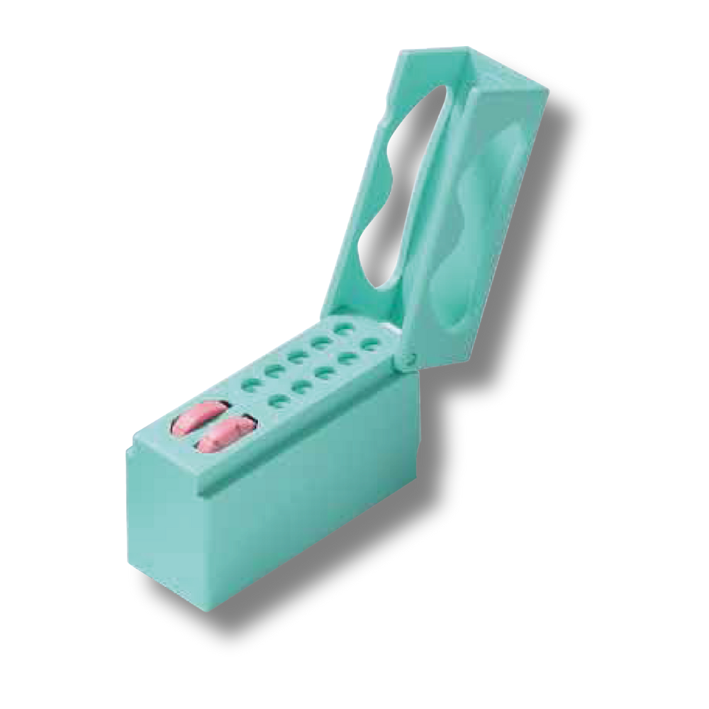 Endofeilen Aufbewahrungsbox mit Zähler