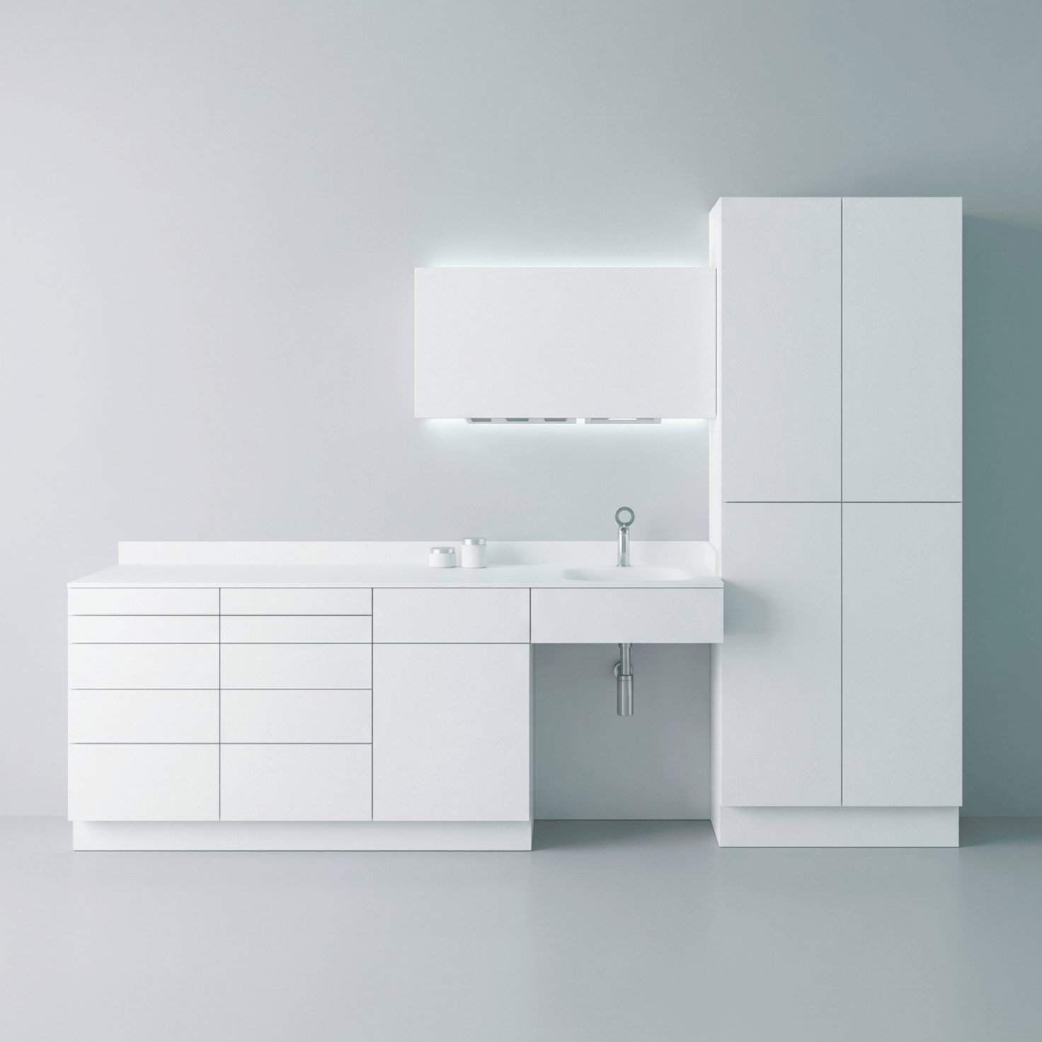 INEUS-284 Schrankzeile mit 4 Elementen