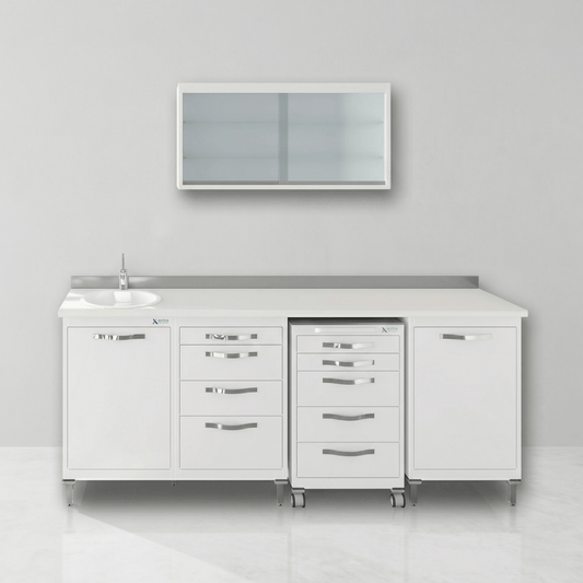 Astra FOCUS Schrankzeile mit 4 Elementen 1 Haengeschrank