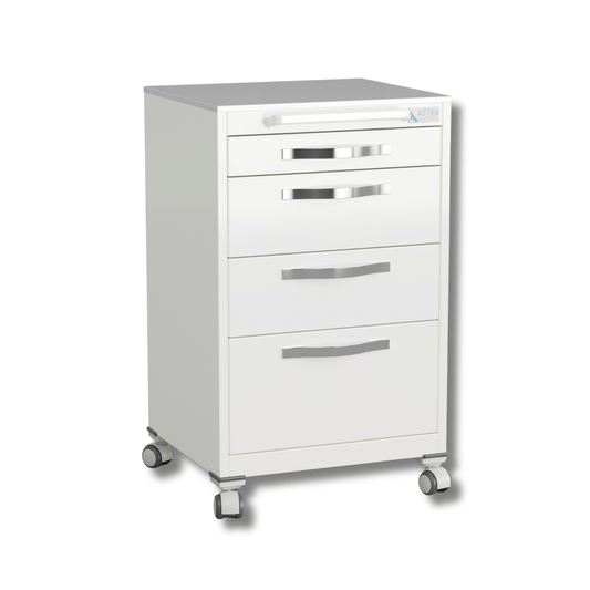 Dental Cart ASTRA® Focus | 4 Schubladen | weiß