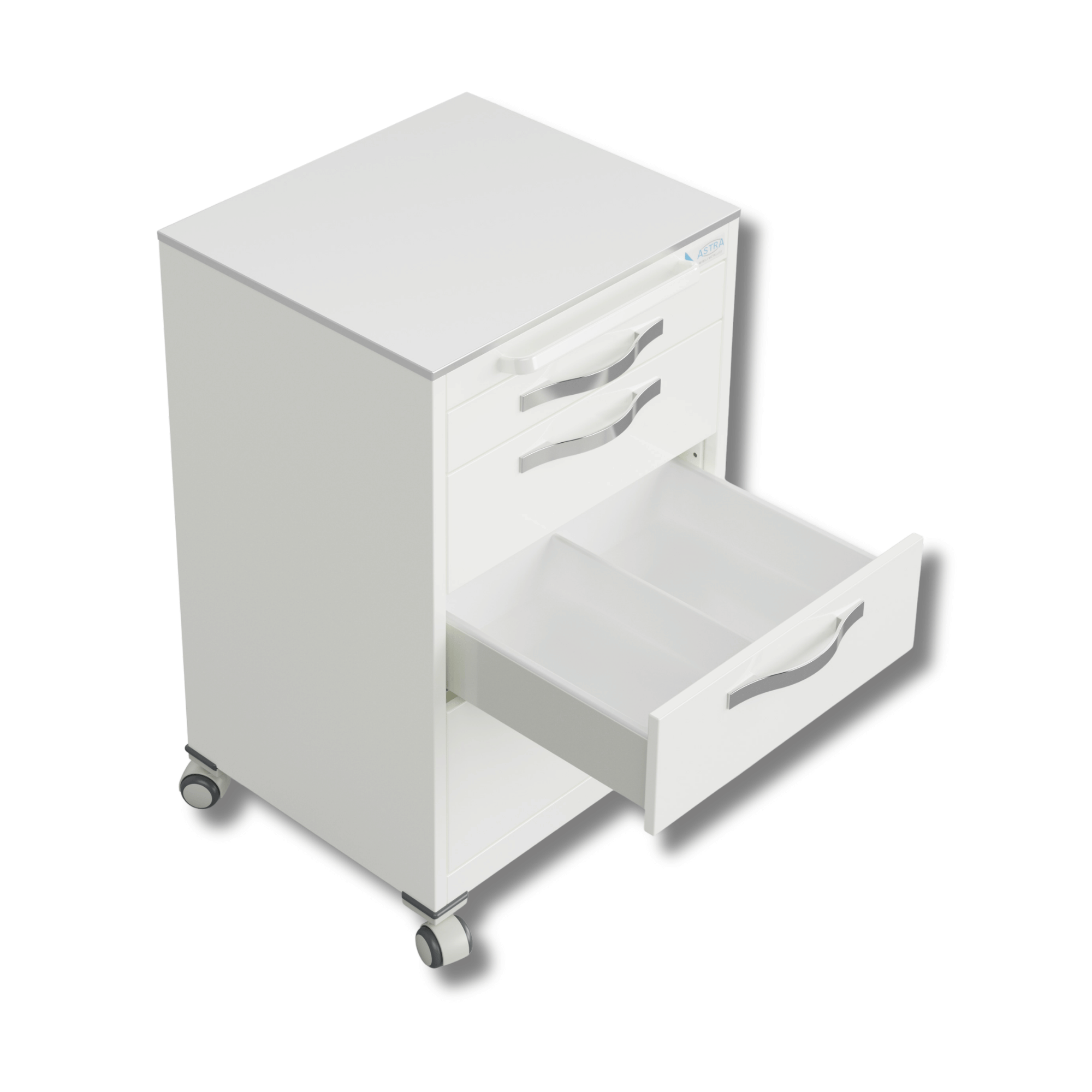Dental Cart ASTRA® Focus | 4 Schubladen | weiß