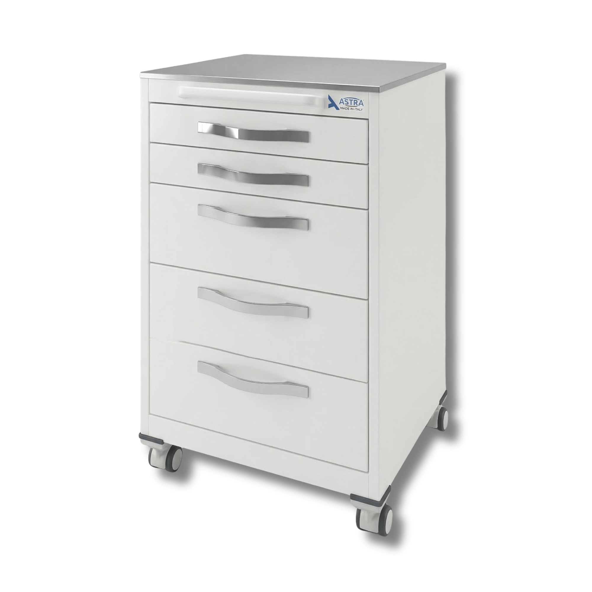 Dental CartASTRA® Focus | 5 Schubladen | weiß