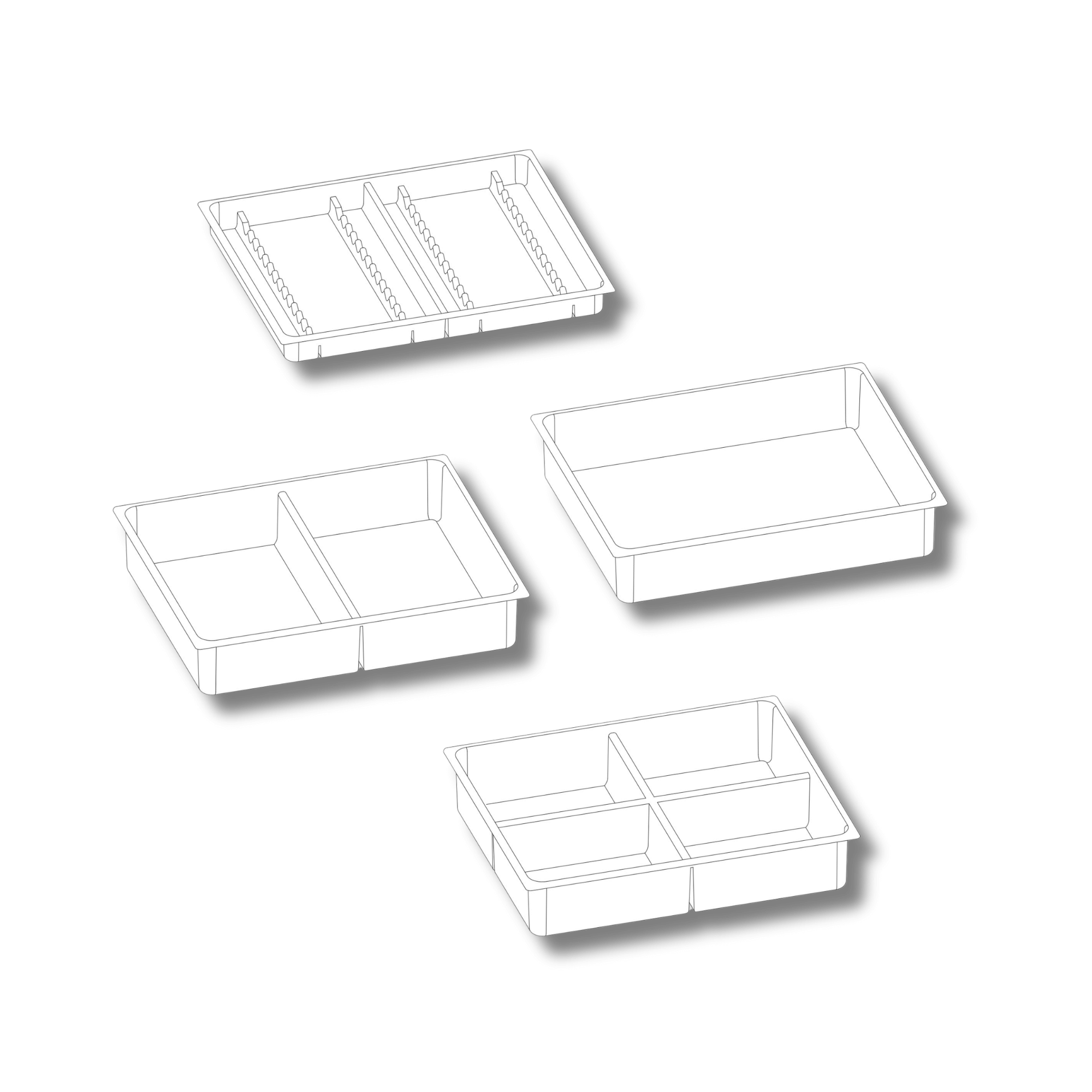 Dental CartASTRA® Focus | 5 Schubladen | weiß