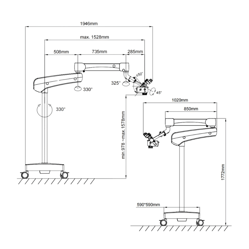 Dentalmikroskop C-CLEAR-2 Zoom