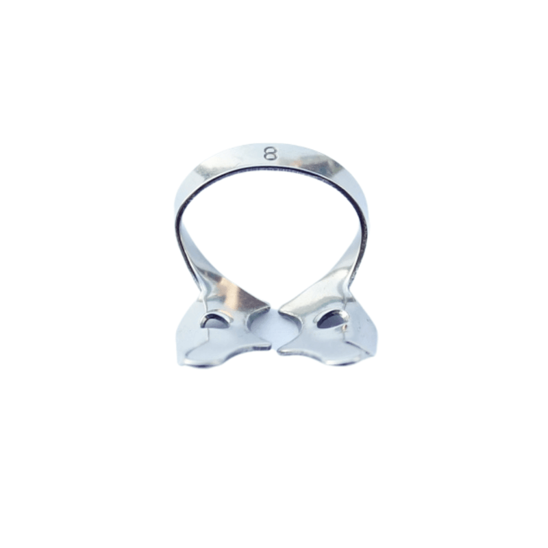 Kofferdam Klammer Figur 8 | silber