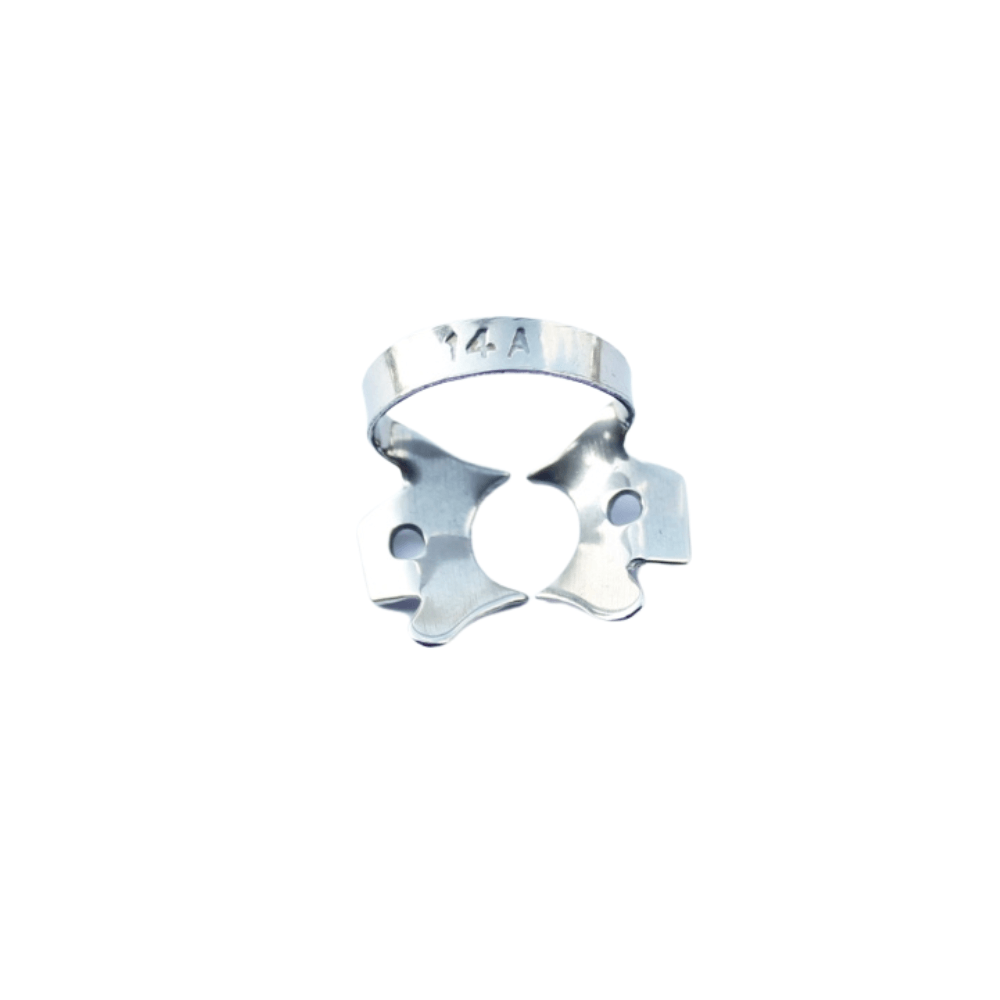 Kofferdam Klammer Figur 14A | silber