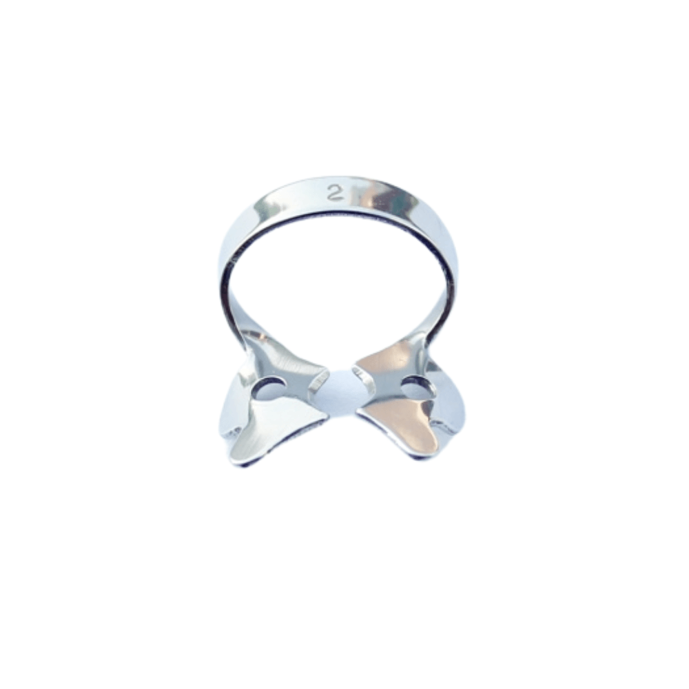 Kofferdam Klammer Figur 2 | silber