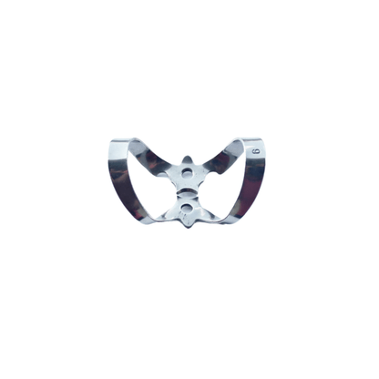 Kofferdam Klammer Figur 9 | silber