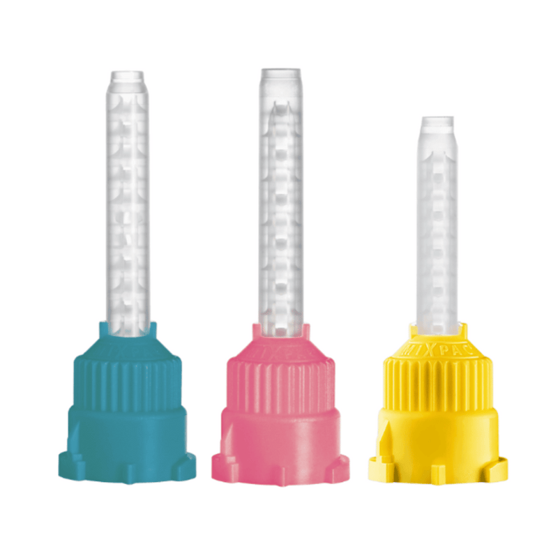 MIXPAC™ T-Mixer Einweg-Mischkanülen | 1:1, pink, ⌀ 5,4 mm | 50 Stück