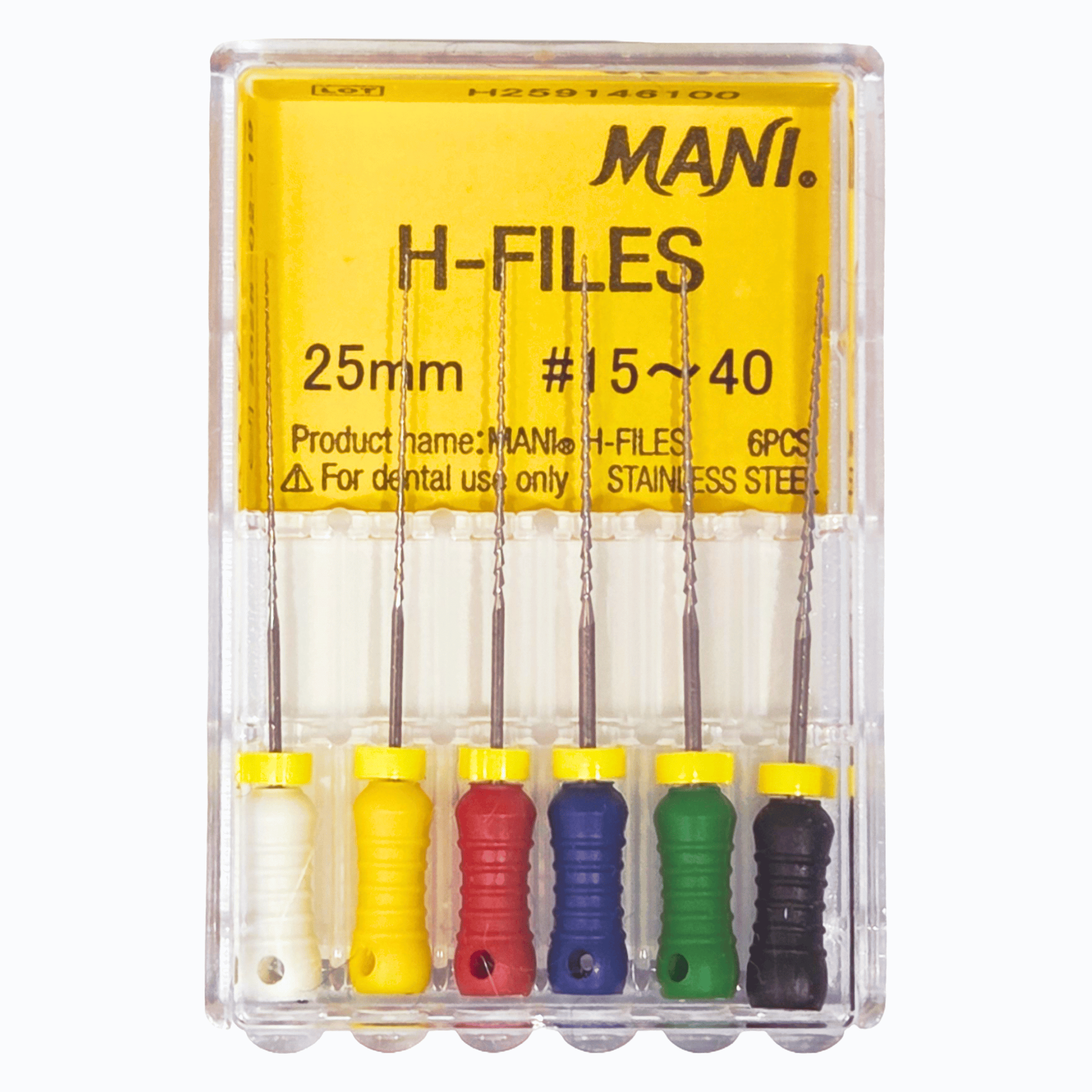 H-Files Edelstahl Wurzelkanalfeilen ISO 08 bis 140