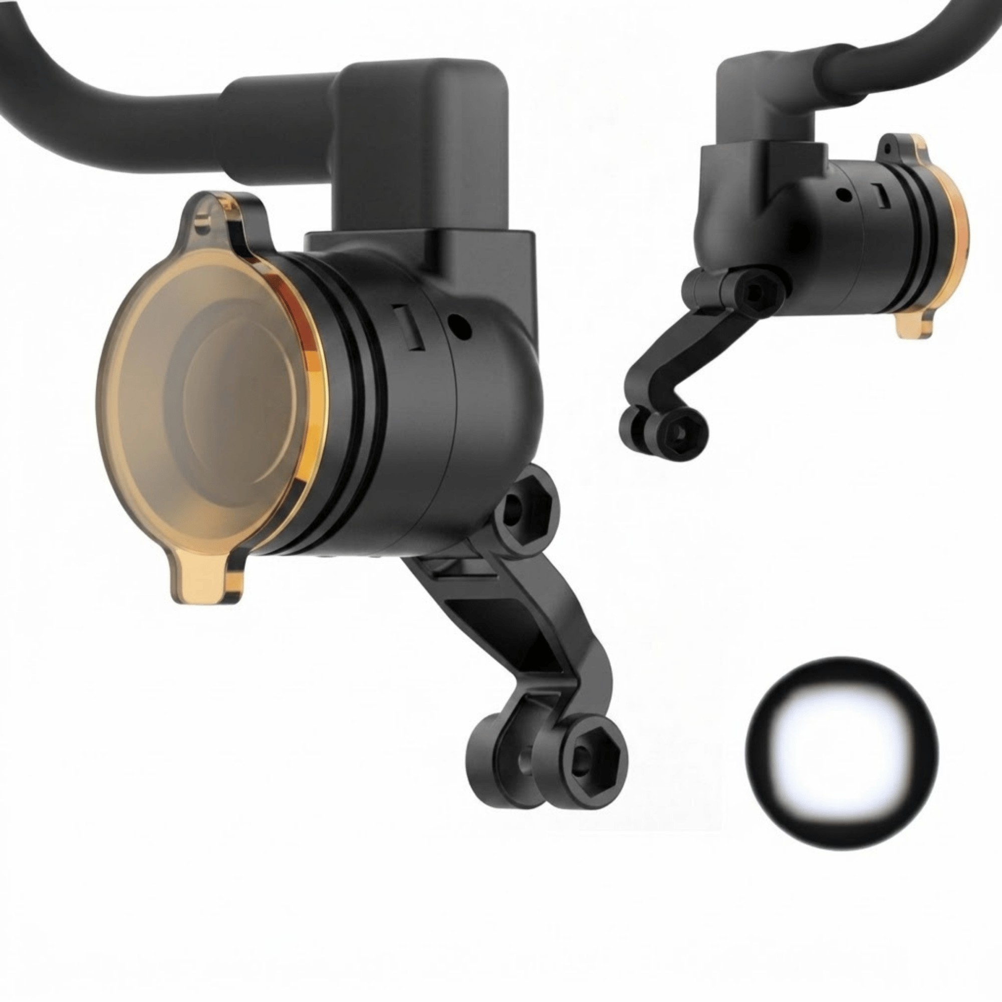 HLPO5 LED Lichtsystem schwarz