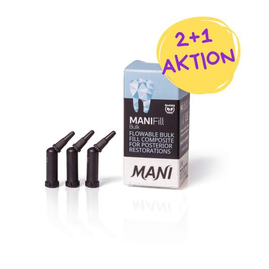 MANIFill Bulk - Bulk-Fill-Komposit Klasse-I- und -II-Restaurationen | 16 Kompulen à 0,25g (entspricht 4g)