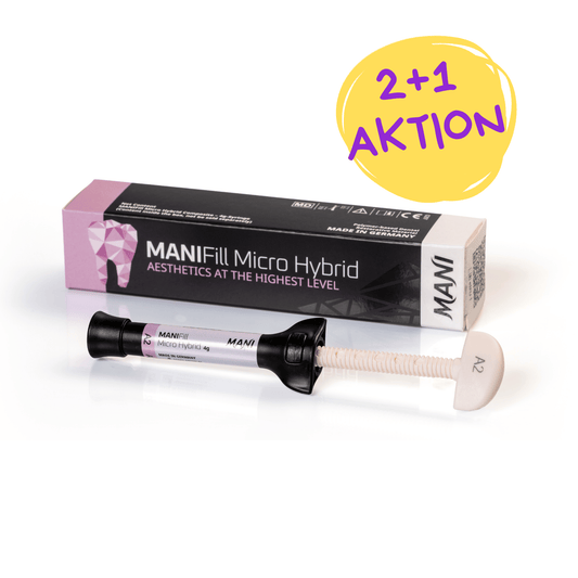 MANIFill Micro Hybrid | Lichthärtendes Microhybrid-Komposit | 4g Spritze