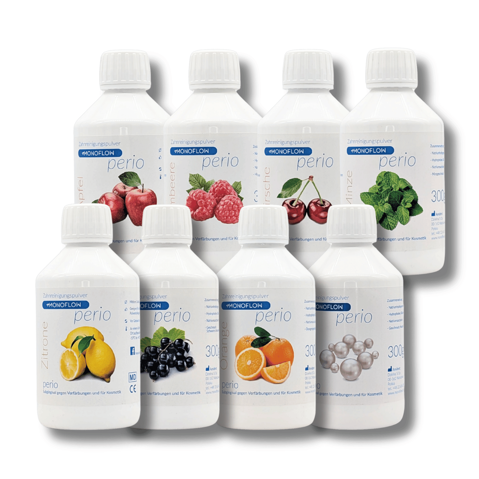 Prophylaxepulver MONOFLOW PERIO | Natriumhydrogencarbonat 20µm | 1 x 300g