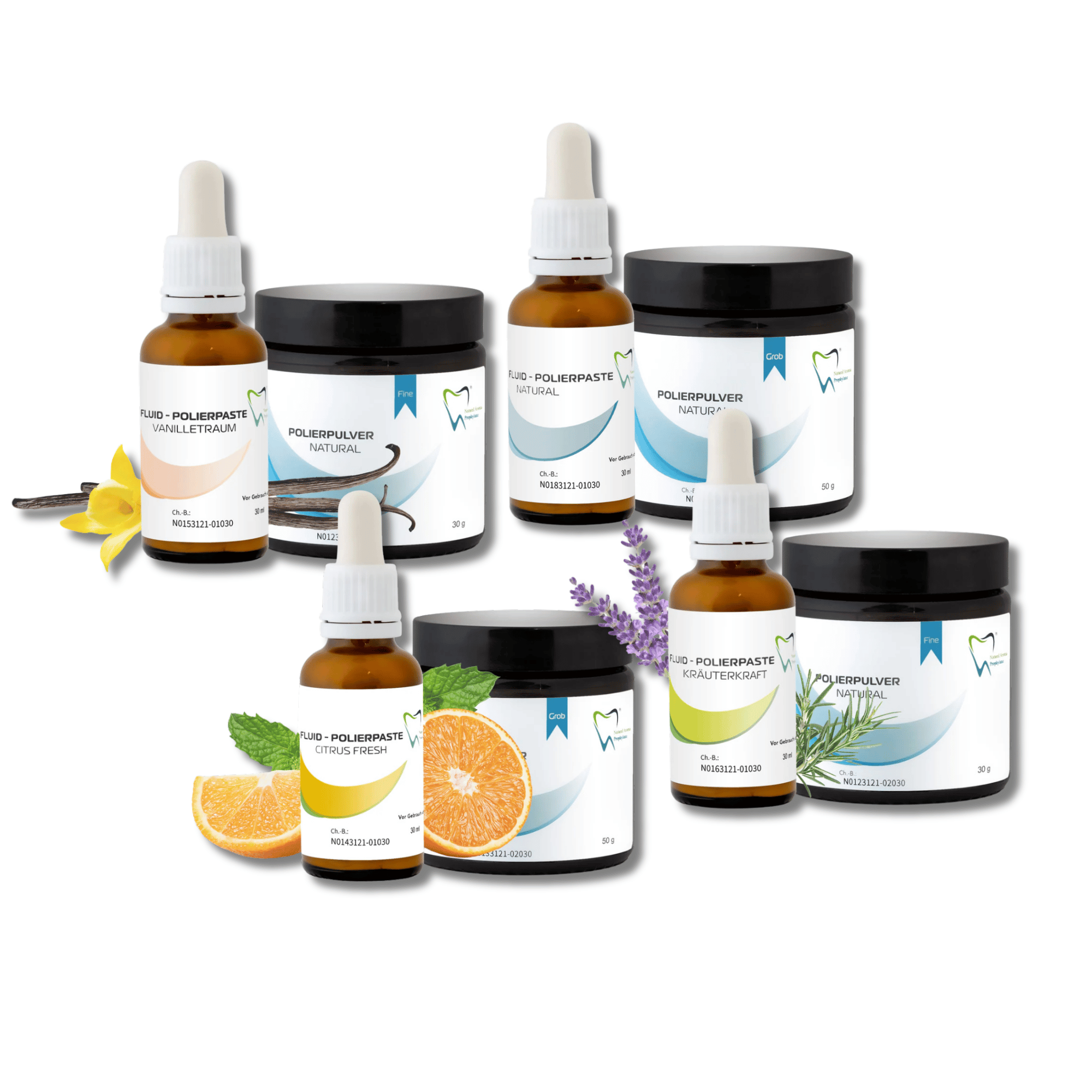 Fluid und Polierpaste im Set