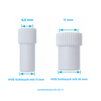Adapter für Absaugkanülen 16 auf 11 mm & 11 auf 6,5 mm