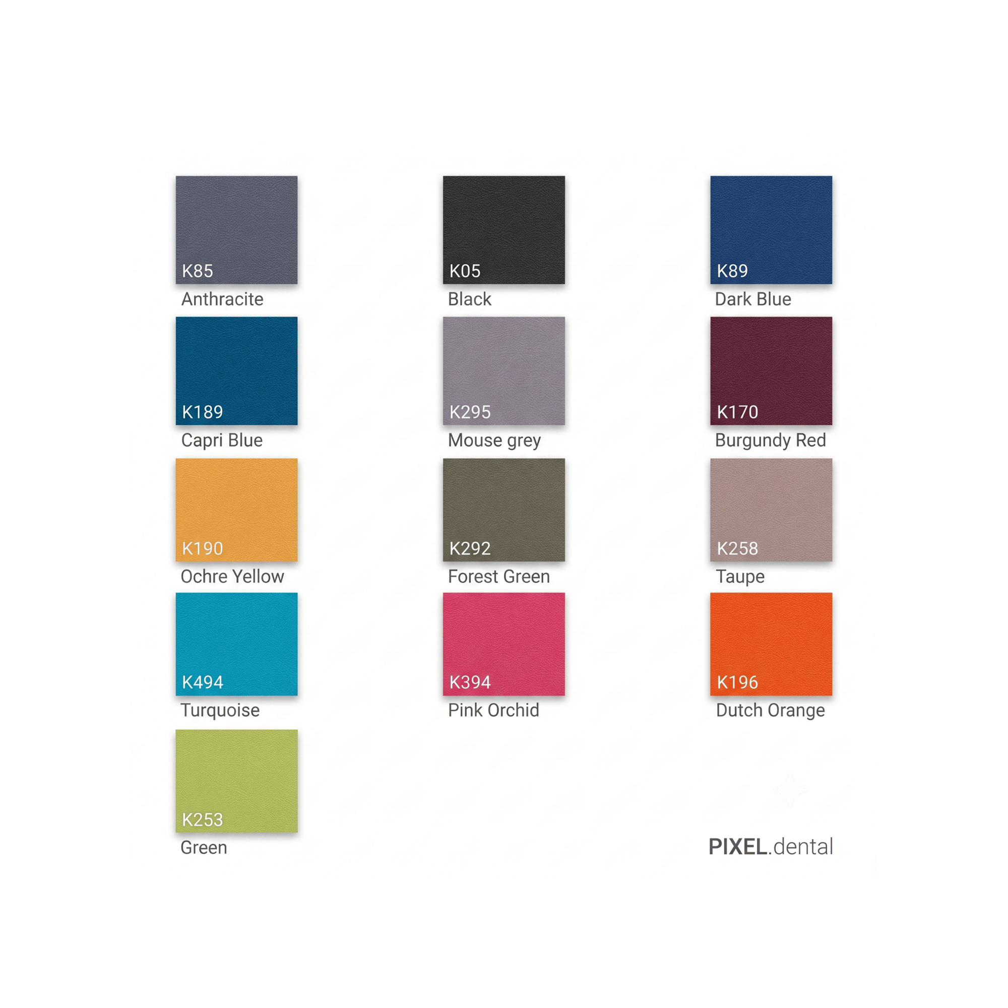 SAZ und SJP Farbpalette