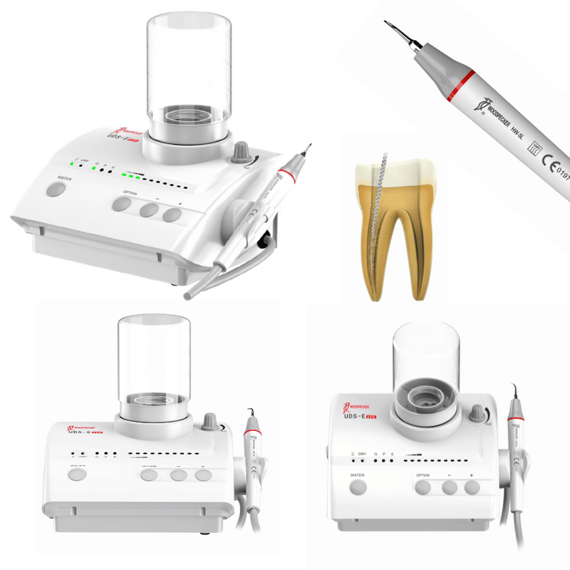 Ultraschallscaler-UDS-E-LED mit Wassertank und 8 Ultraschallspitzen