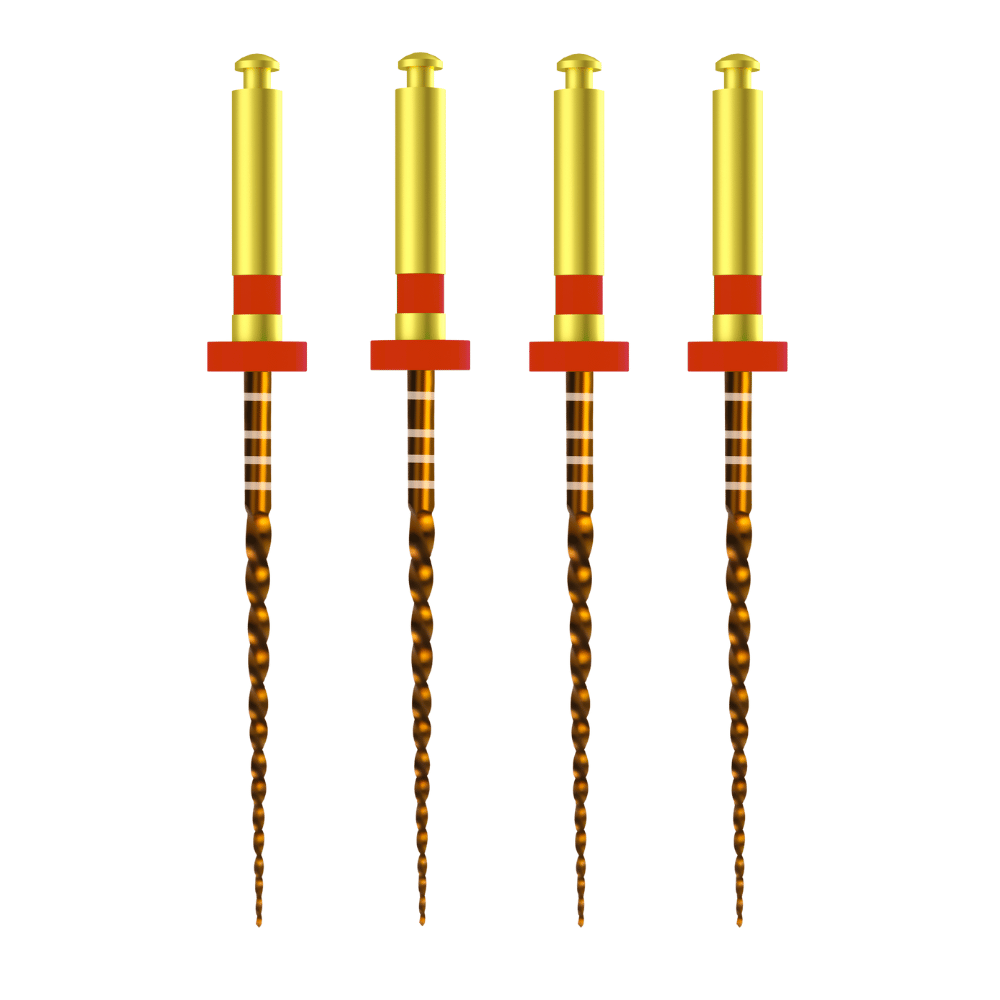 Wurzelkanalinstrumente Files Gold E8 | 4er Pack