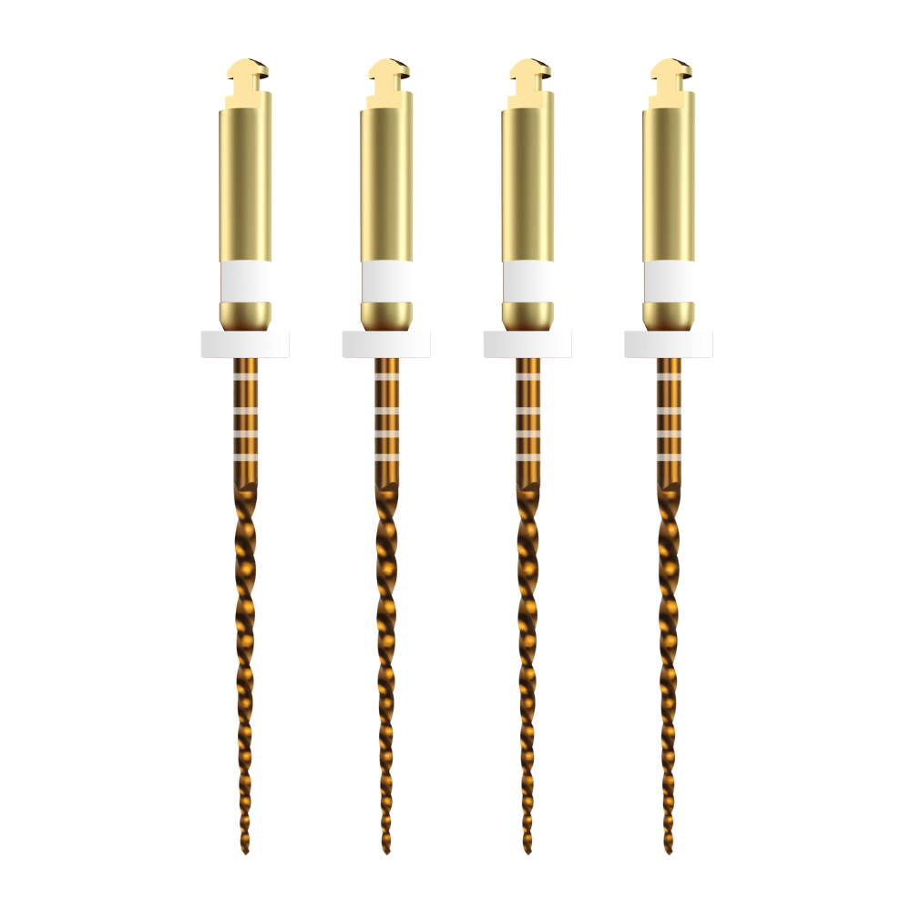 Wurzelkanalinstrumente Files Gold E8 | 4er Pack