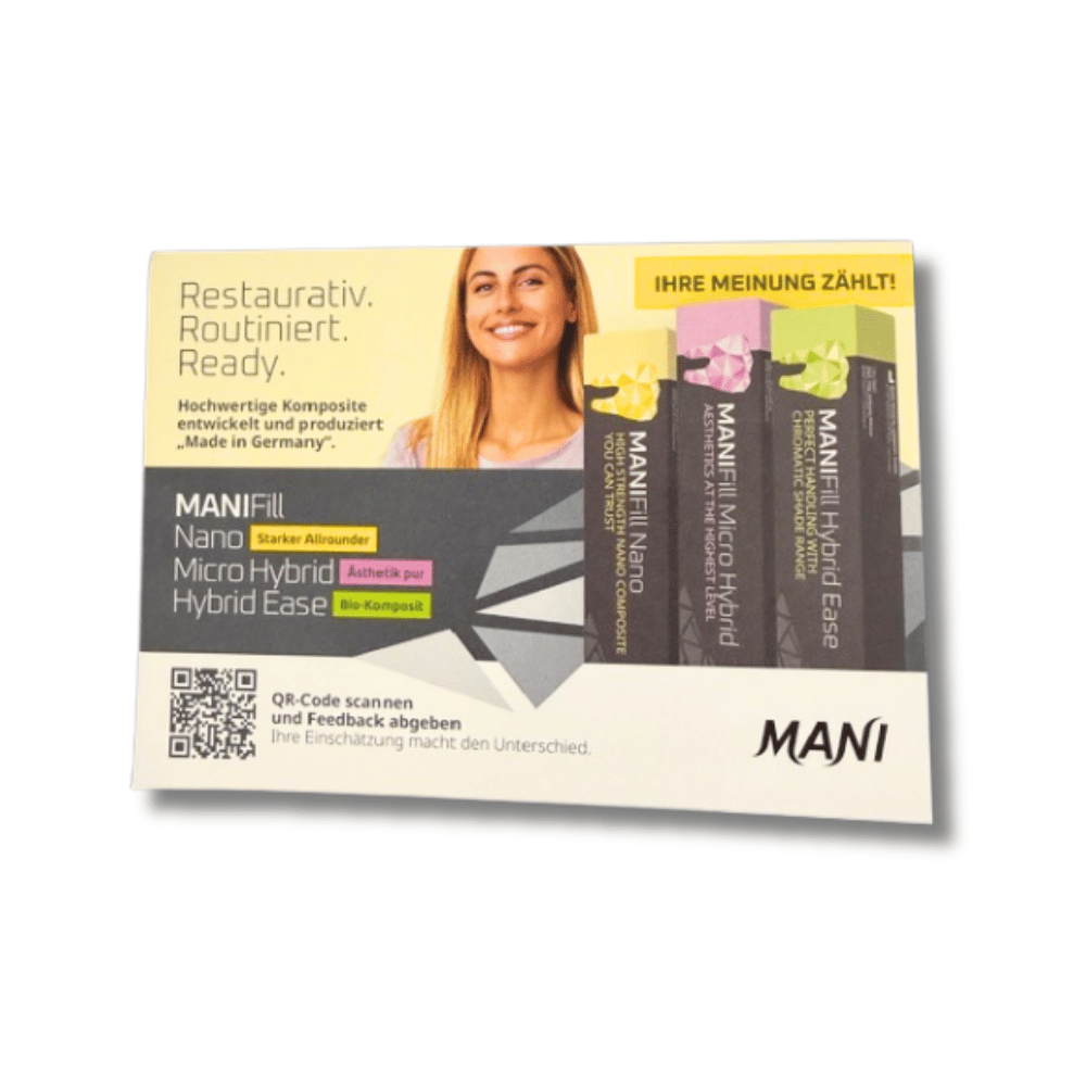 MANIFILL Testkit | je 1 Kompule MANIFILL Nano, Micro-Hybrid und Ease Biound