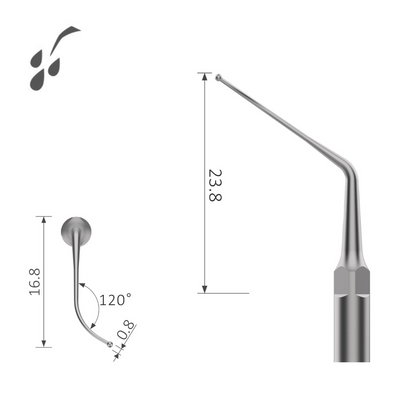 Ultraschallspitze Perio Kugel Linksläufig EMS*Piezon* LED_eP2LS_2