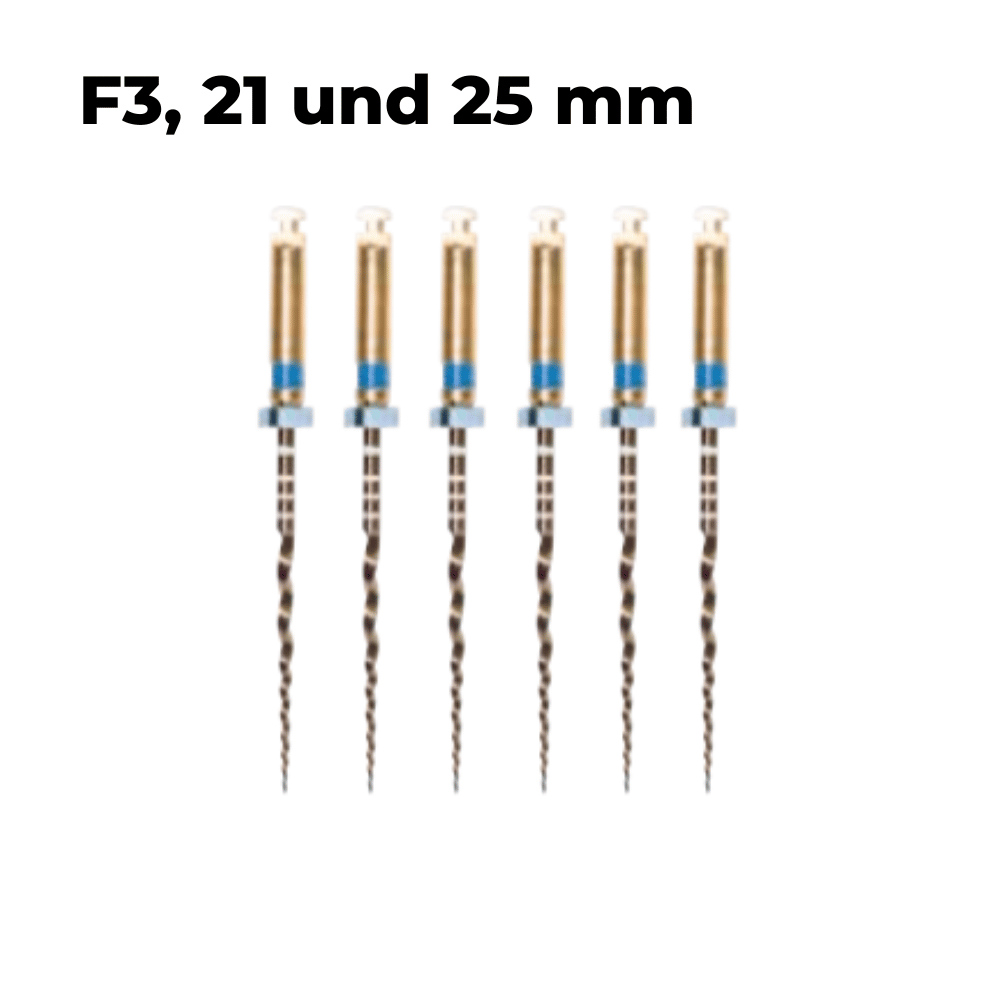 Wurzelkanalinstrument Super Feilen NiTi gold-PP-E01-F3