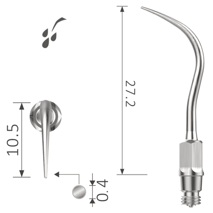 Schallspitze Fein Zahnsteinentfernung an engen Stellen Gewindetyp wie Air Scaler KaVo SONICflex* quick XP-k6A 2