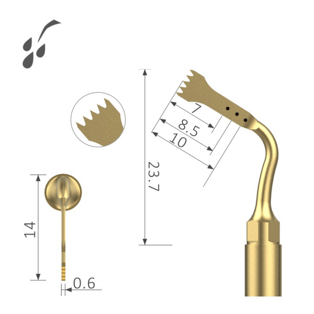 Piezochirurgie Spitzen Knochensäge Mectron* Piezosurgery US2_2