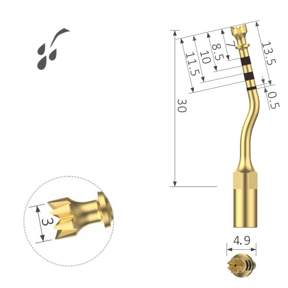 Piezochirurgie Spitzen Mectron* Implant IM3A_2