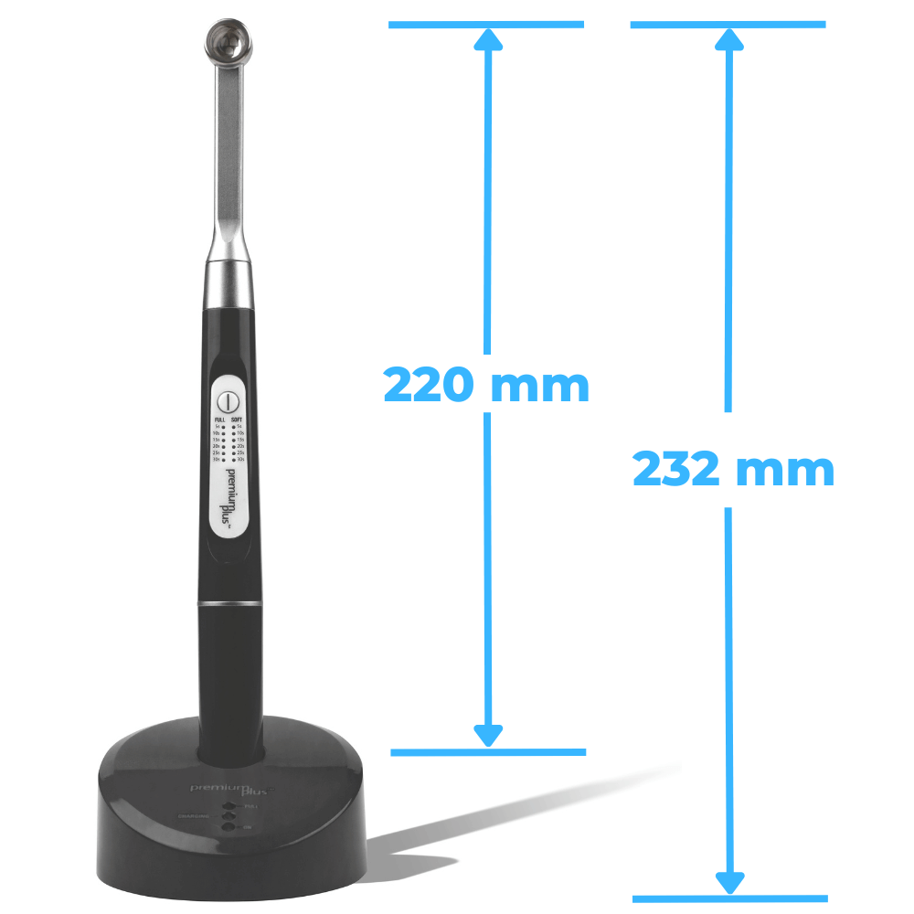 Polymerisationslampe Dental-MINI mit Direct-Light-Source-Head &amp; 1.200 mW/cm²