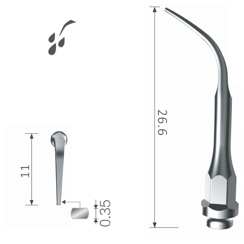 Ultraschallspitzen Perio interdental supragingival  Kavo* PIEZOlux* & SONOsoft*