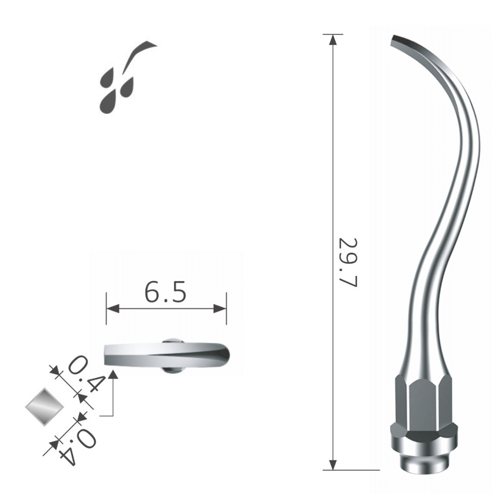 Ultraschallspitzen universell interdental subgingival KaVo* PIEZOlux* SONOsoft*