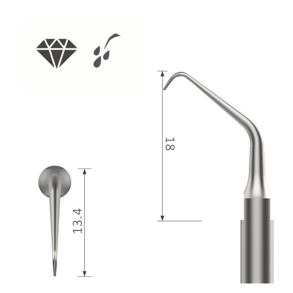 Ultraschallspitzen sAS3D | RETRO | diamantiert | Gewindetyp wie Satelec*