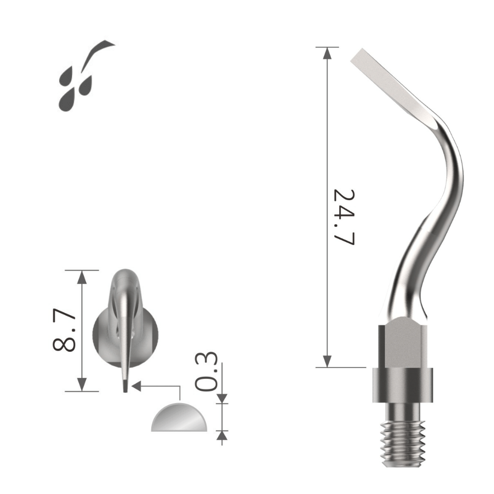 Ultraschallspitzen Scaling Sirona* sr2l_2